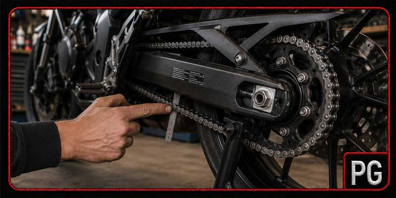Czyszczenie i smarowanie łańcucha motocykla